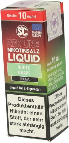 SC Red Line Nikotinsalzliquid White Grape 10mg