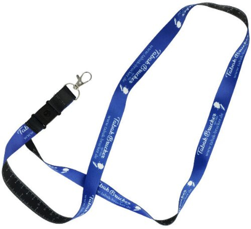 Tabak Brucker Schlüsselanhänger Blau/Schwarz 1Stk.