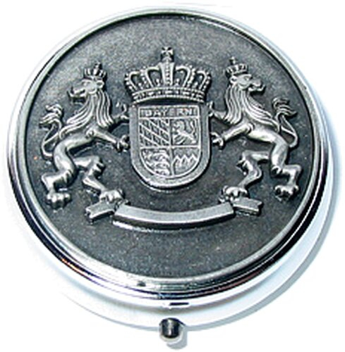 Schnupftabak-Dose Zinn Bayern-Wappen Schnupftabak-Dose Zinn Bayern-Wappen