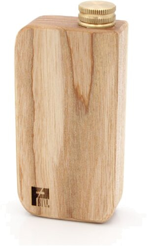 Schnupftabakdose Naturholz Esche mit Messingverschluss