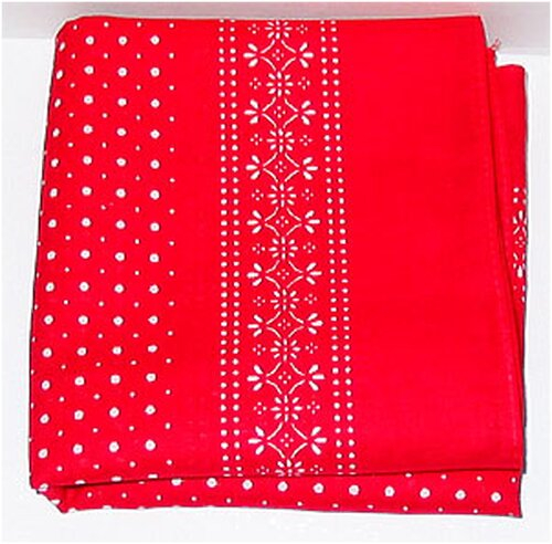 Schnupftuch 540 Rot Punkte