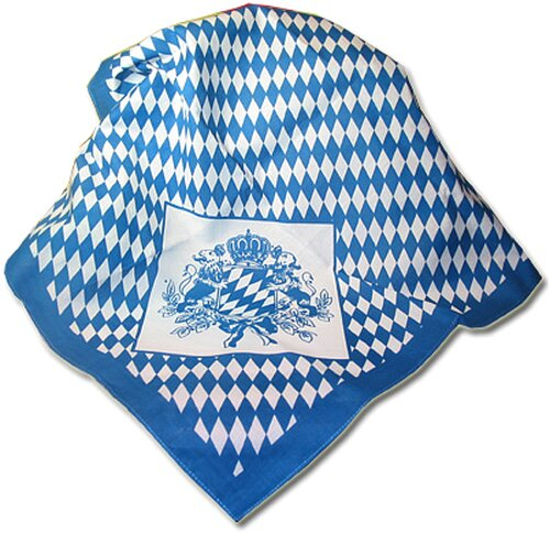 Schnupftuch Raute mit Bayern-Wappen Schnupftuch Raute mit Bayern-Wappen
