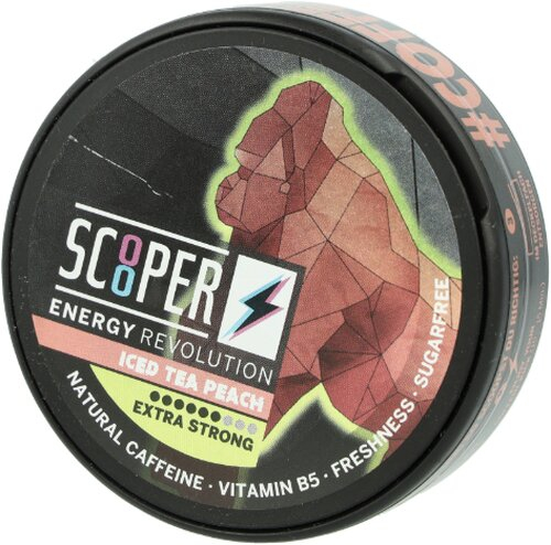 Scooper Energy Revolution Iced Tea Peach Extra Strong