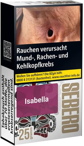 SEBERO Isabella Wasserpfeifentabak 25g