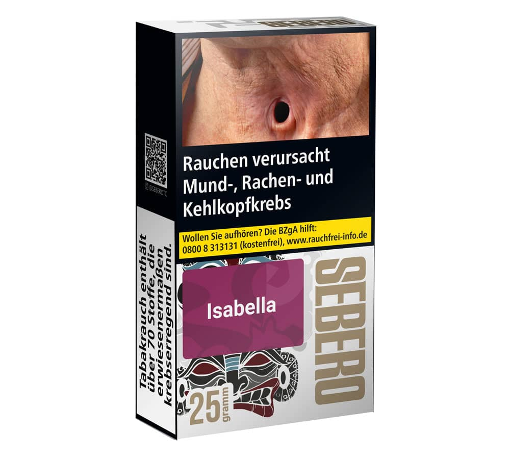 SEBERO Isabella Wasserpfeifentabak 25g SEBERO Isabella Wasserpfeifentabak 25g