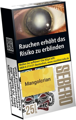 SEBERO Mangolcrian Wasserpfeifentabak 25g