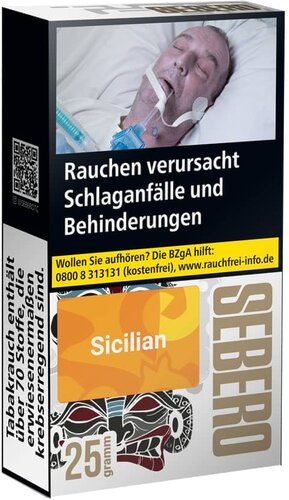 SEBERO Sicilian Wasserpfeifentabak 25g