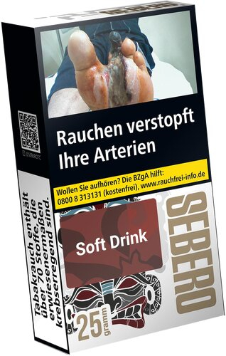 SEBERO Soft Drink Wasserpfeifentabak 25g