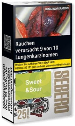 SEBERO Sweet&Sour Wasserpfeifentabak 25g
