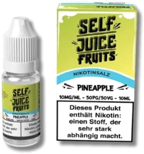 Self Juice Nikotinsalz Liquid Pineapple 10ml 10mg/ml