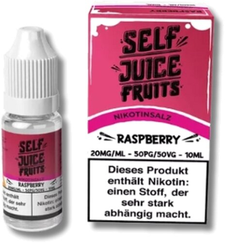Self Juice Nikotinsalz Liquid Raspberry 10ml 20mg/ml