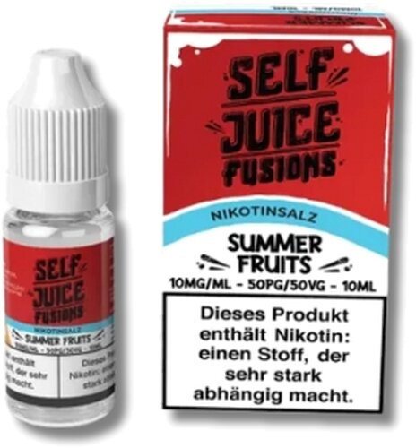 Self Juice Nikotinsalz Liquid Summer Fruits 10ml 10mg/ml
