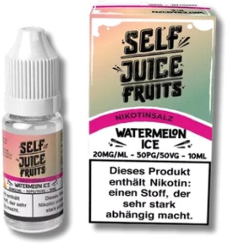 Self Juice Nikotinsalz Liquid Watermelon Ice 10ml 20mg/ml