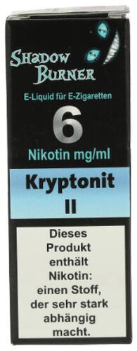 Shadow Burner E-Liquid Kryptonit II 6mg