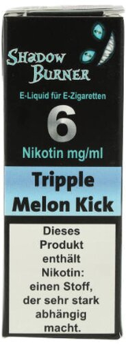 Shadow Burner E-Liquid Trippel Melon Kick 6mg