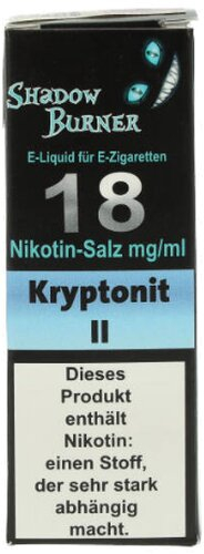 Shadow Burner Nikotinsalz Liquid Kryptonit II 18mg