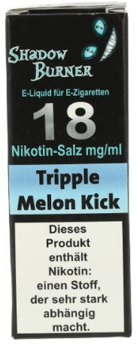 Shadow Burner Nikotinsalz Liquid Trippel Melon Kick 18mg