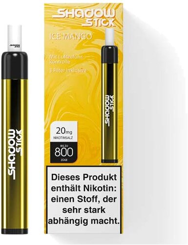 Shadow Stick Einweg E-Shisha Ice Mango 20mg
