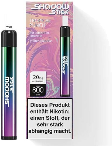 Shadow Stick Einweg E-Shisha Tropical Punch 20mg