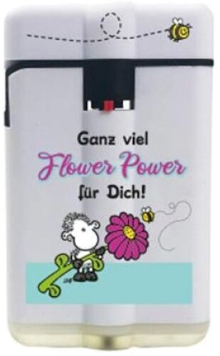 Sheepworld Easy Torch 8 Jet Feuerzeug Flower Power Sheepworld Easy Torch 8 Jet Feuerzeug Flower Power