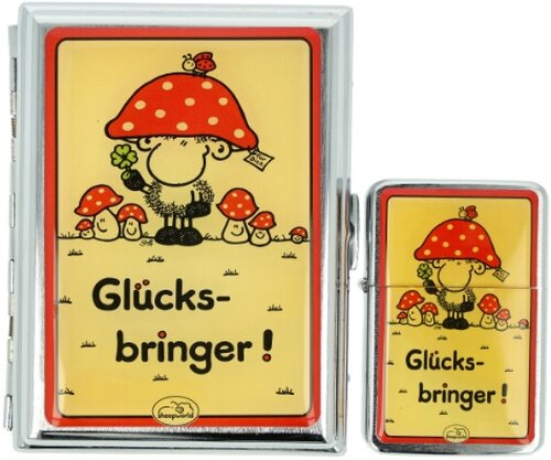 Sheepworld Glücksbringer-Pilz Z-Plus Set, chrom Sheepworld Glücksbringer-Pilz Z-Plus Set, chrom