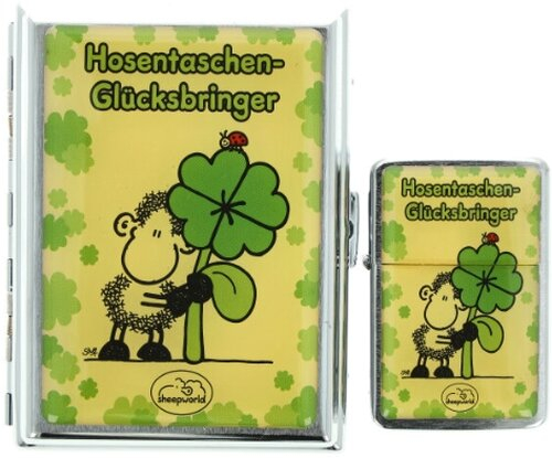 Sheepworld Hosentaschen-Glücksbringer Z-Plus Set, chrom Sheepworld Hosentaschen-Glücksbringer Z-Plus Set, chrom