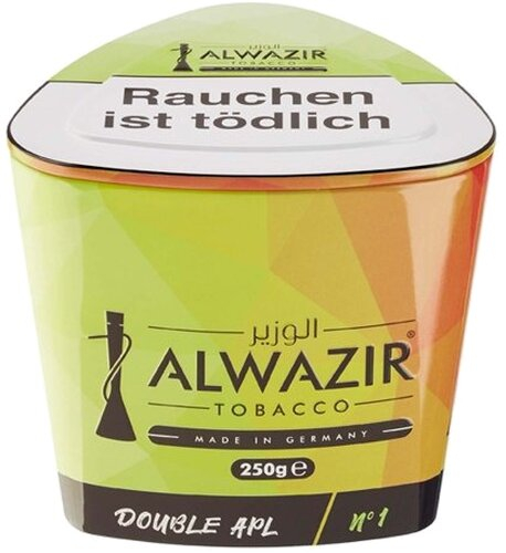 Shisha Tabak Al Wazir Double APL No1 - 250g Dose Shisha Tabak Al Wazir Double APL No1 - 250g Dose