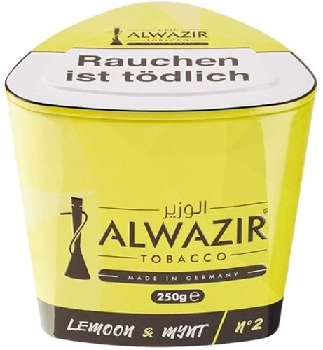 Shisha Tabak Al Wazir Lemon & Mynt No2 - 250g Dose Shisha Tabak Al Wazir Lemon & Mynt No2 - 250g Dose