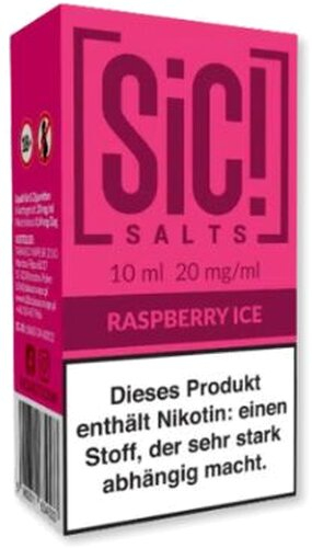 SiC! Salts Nikotinsalz Liquid Raspberry Ice 10ml 20mg/ml