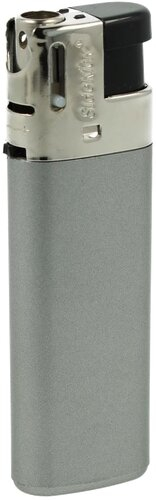 SideKick verstellbares Pfeifenfeuerzeug Metallic Silber SideKick verstellbares Pfeifenfeuerzeug Metallic Silber
