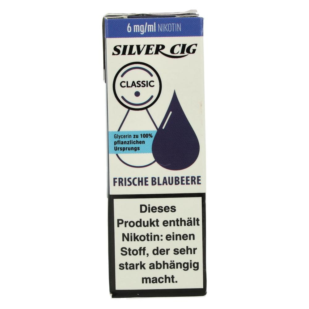 Silver Cig Liquid Classic Frische Blaubeere 6mg Silver Cig Liquid Classic Frische Blaubeere 6mg