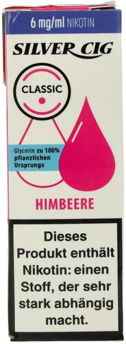 Silver Cig Liquid Classic Himbeere 6mg