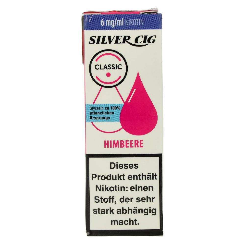 Silver Cig Liquid Classic Himbeere 6mg Silver Cig Liquid Classic Himbeere 6mg