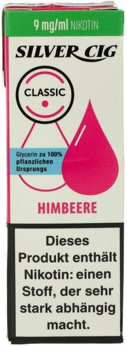Silver Cig Liquid Classic Himbeere 9mg Silver Cig Liquid Classic Himbeere 9mg