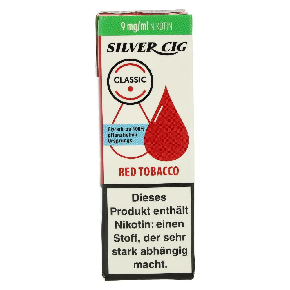 Silver Cig Liquid Classic Red Tobacco 9mg Silver Cig Liquid Classic Red Tobacco 9mg