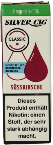 Silver Cig Liquid Classic Süsskirsche 9mg Silver Cig Liquid Classic Süsskirsche 9mg