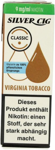 Silver Cig Liquid Classic Virginia Tobacco 9mg