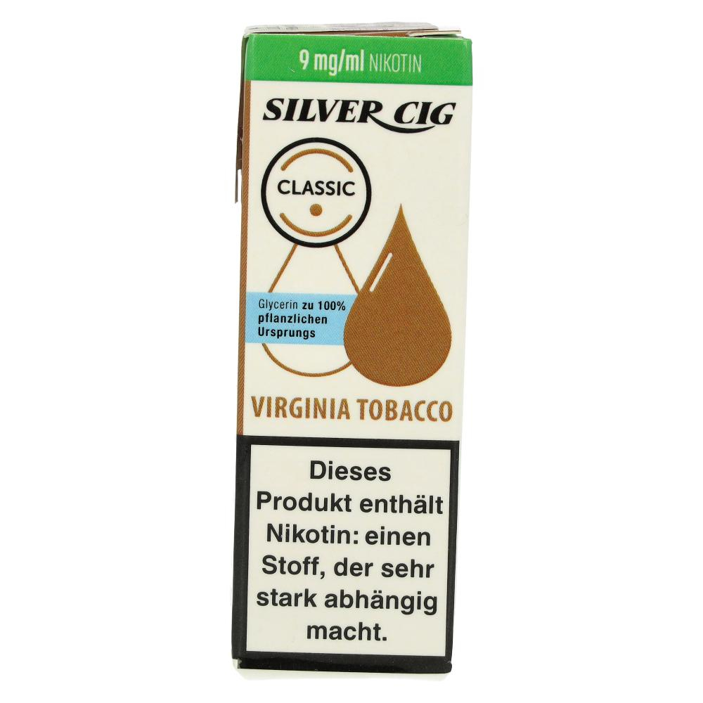 Silver Cig Liquid Classic Virginia Tobacco 9mg Silver Cig Liquid Classic Virginia Tobacco 9mg