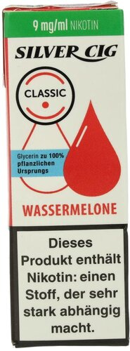 Silver Cig Liquid Classic Wassermelone 9mg Silver Cig Liquid Classic Wassermelone 9mg