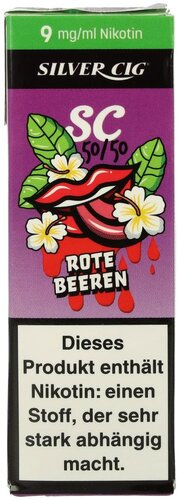 Silver Cig Liquid SC 50/50 Rote Beeren 9mg