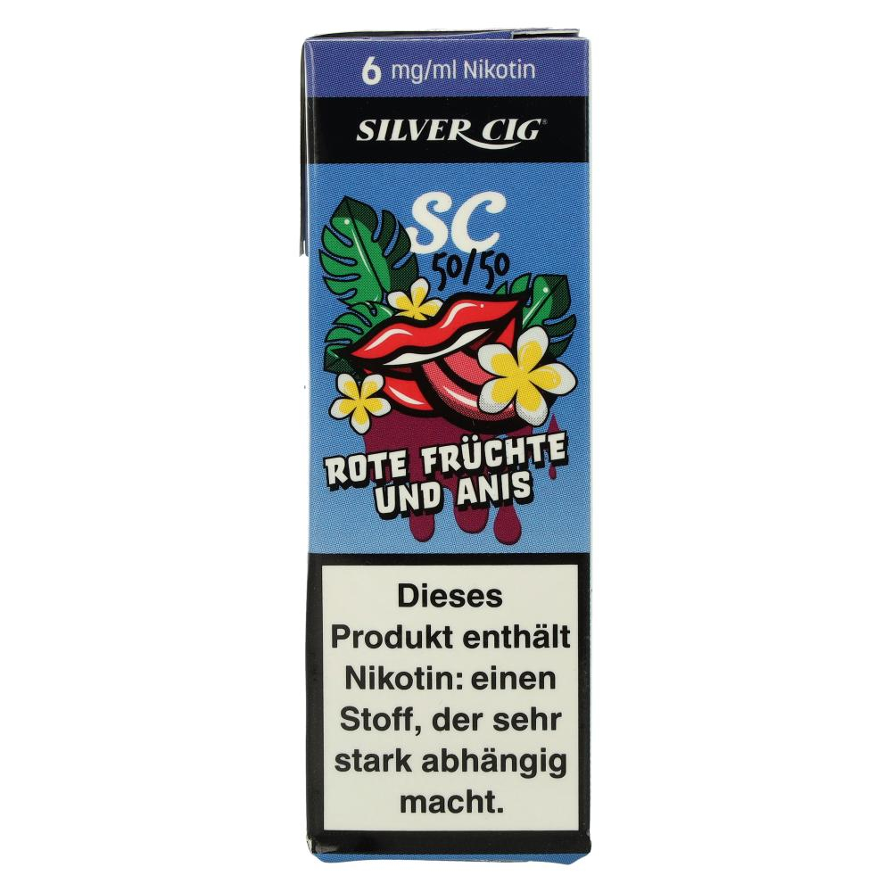 Silver Cig Liquid SC 70/30 Rote Früchte und Anis 6mg Silver Cig Liquid SC 70/30 Rote Früchte und Anis 6mg