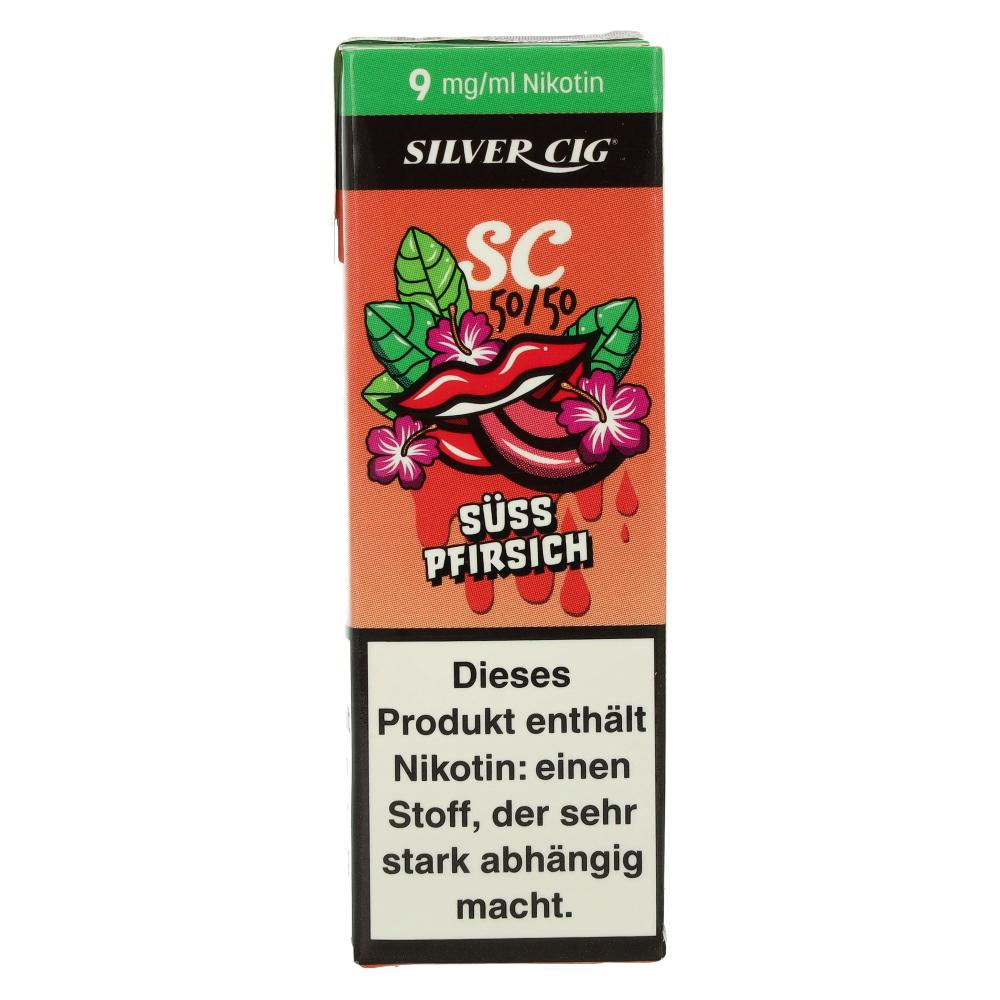 Silver Cig Liquid SC 70/30 Süss Pfirsich 9mg Silver Cig Liquid SC 70/30 Süss Pfirsich 9mg