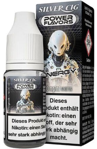 Silver Cig Power Flavors Energy Liquid 10mg