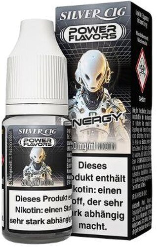 Silver Cig Power Flavors Energy Liquid 20mg
