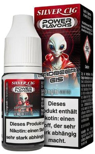 Silver Cig Power Flavors Erdbeer Eis Liquid 10mg Silver Cig Power Flavors Erdbeer Eis Liquid 10mg