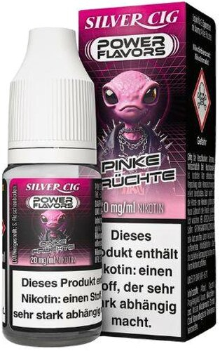 Silver Cig Power Flavors Pinke Früchte Liquid 20mg Silver Cig Power Flavors Pinke Früchte Liquid 20mg