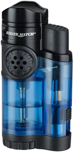 Silver Match Edimbourg 3 Jetflame Blau