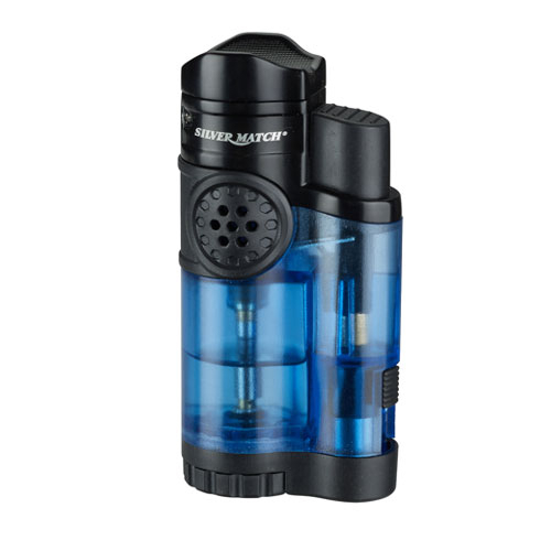 Silver Match Edimbourg 3 Jetflame Blau Silver Match Edimbourg 3 Jetflame Blau
