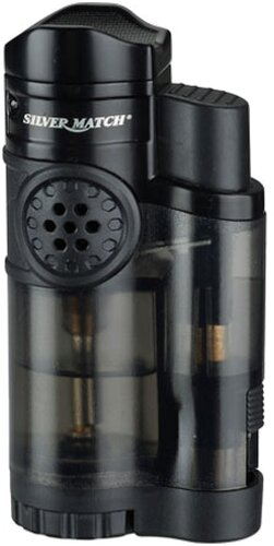 Silver Match Edimbourg 3 Jetflame Schwarz
