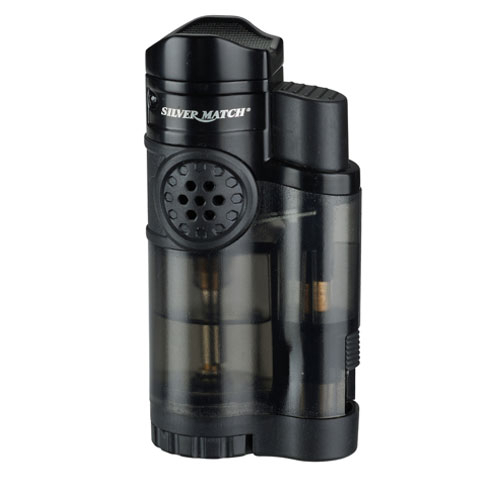 Silver Match Edimbourg 3 Jetflame Schwarz Silver Match Edimbourg 3 Jetflame Schwarz